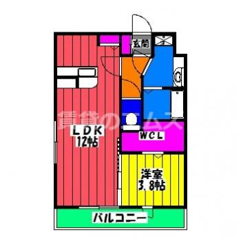 【間取り】 | コンフォート光丘 | コンフォート光丘の間取り