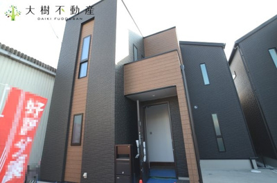 【外観】 | 海老名市中野2丁目　新築戸建て　全2棟　【仲介手数料無料】 | 建物完成しました！！内見可能です♪