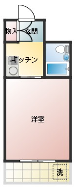 第3マンション久米　　　刈谷市の賃貸ならクラスホーム刈谷店の間取り