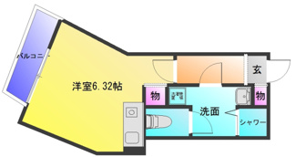 【間取り】 | アムールみのりⅤ