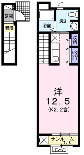 フォンターナ・ルチアの間取り