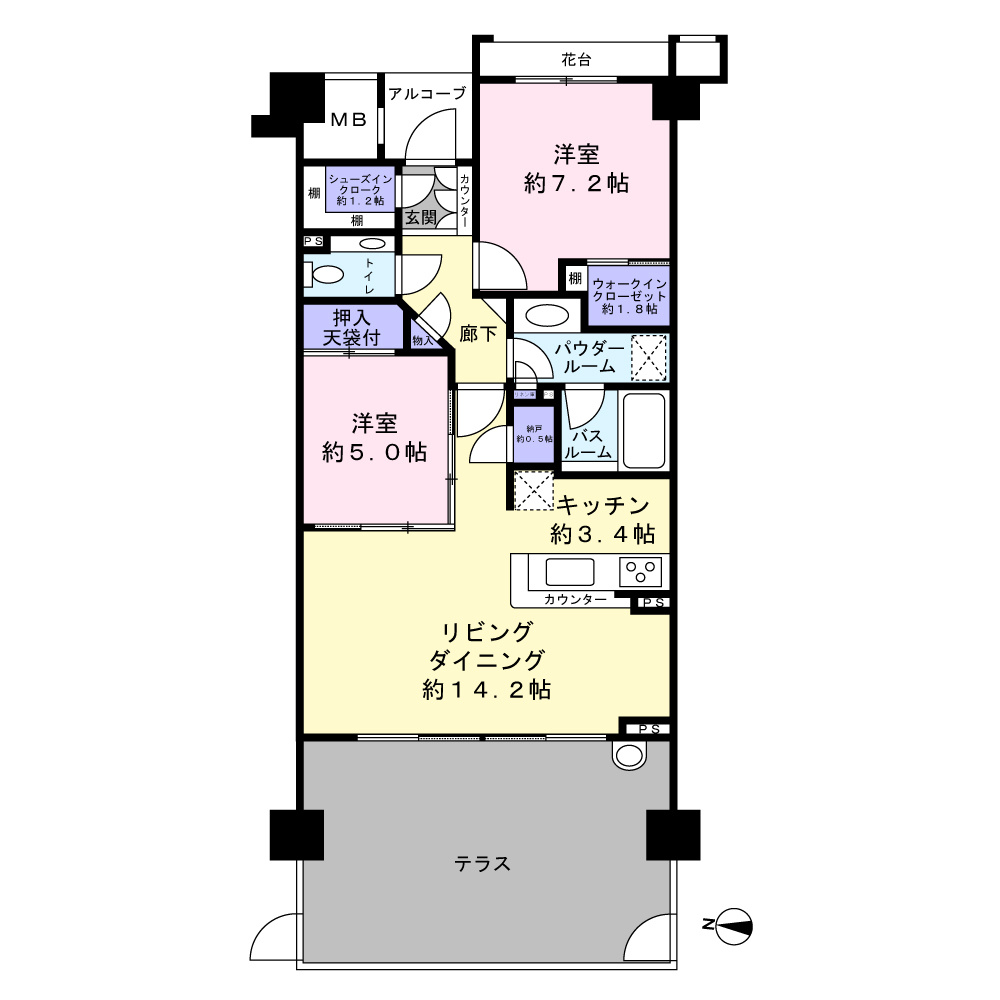 【間取り】の画像