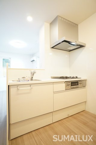 熊本市南区日吉２丁目のアパートのキッチン