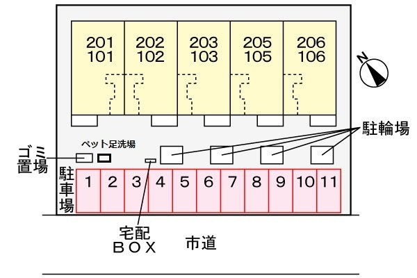 メゾンハピネスⅢ　　刈谷市の賃貸ならクラスホーム刈谷店の駐車場