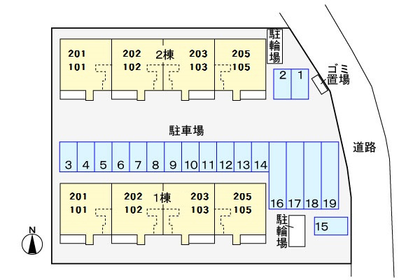 インサイドⅠの駐車場|駐車場
