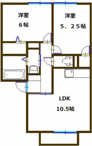 プレミールトモの間取り