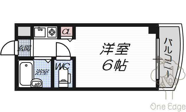 クレセント都島の間取り