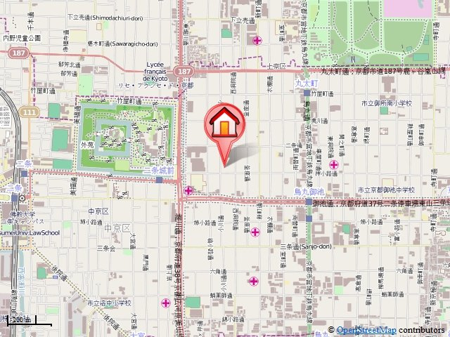 カーサ小紅屋の地図