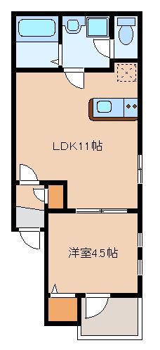 【間取り】 | リテラ和白イースト