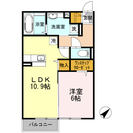 エスポワールⅡの間取り