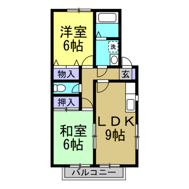 ハイライズ石川の間取り