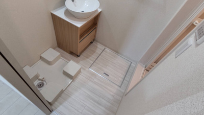 【洗面所】 | フジパレス西淡路３番館 | 室内に洗濯機も設置可能です