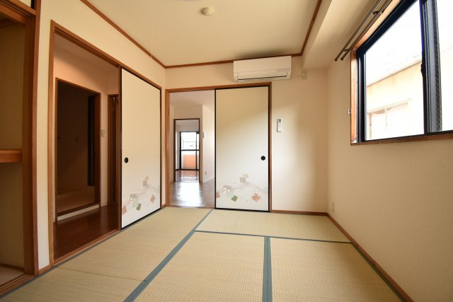 パレス金ヶ原の和室|エアコン付き