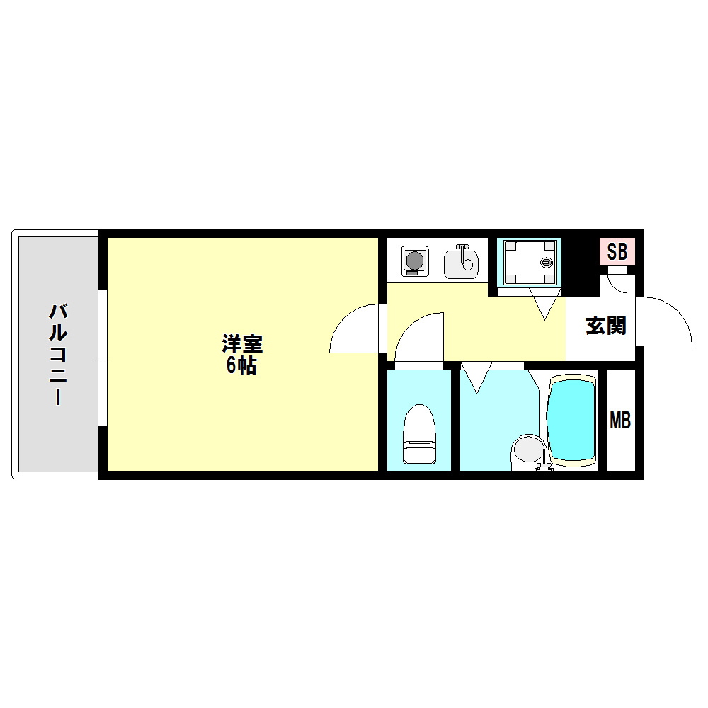 垂水ハウス壱番館の間取り