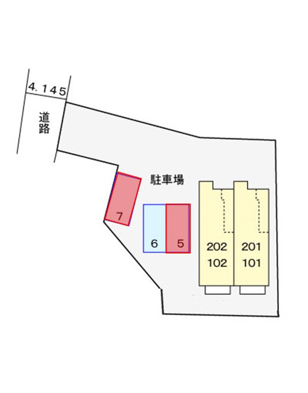 【区画図】 | パティオ湘南 | 駐車場