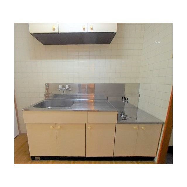 岐阜市洞のアパートのキッチン