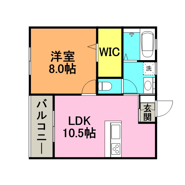 ハウス櫛原【キャッシュバック対象物件】の間取り