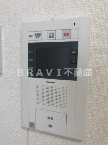 エステムプラザ大手前エヴァース BRAVI不動産のセキュリティ|【エステムプラザ大手前エヴァース】モニター付きインターホン