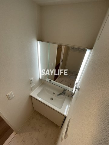 高井田ハイツ（D-room)の独立洗面台