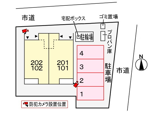 パルメゾン ロータスの区画図
