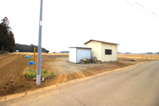 【土地図】 | 平坦で使いやすい　蓄電池用地等に／つくば市沼崎 | 周辺に妨げとなるものが無く開放的な土地です