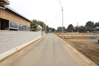 【前面道路含む現地写真】 | 平坦で使いやすい　蓄電池用地等に／つくば市沼崎 | 前面道路含む現地写真です