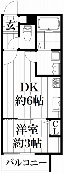 【間取り】 | ALEGRIA鴻池新田 | 反転タイプ