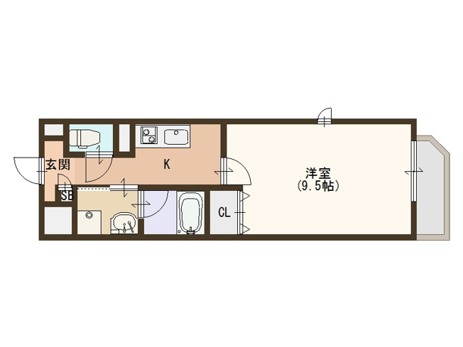 【間取り】 | コンフォート弁天
