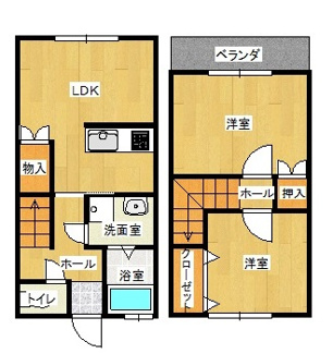 【間取り】 | ハッピーガーデン若葉