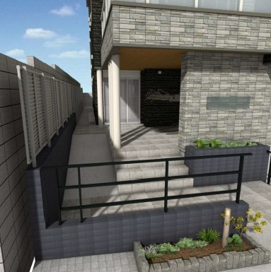 【外観パース】 | Concord Benten | パースになります。