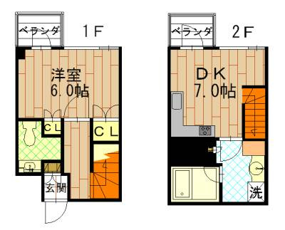 ヴェルビュ二条城東の間取り
