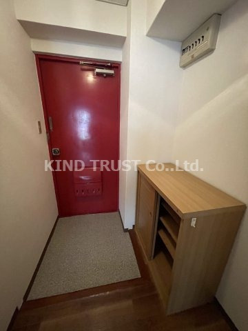 武村ハイツの玄関|シンプルで使いやすい玄関です