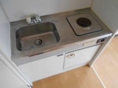 【キッチン】 | ローレルハイツウエハラ | 一口コンロ付きでお掃除も可的なキッチンです