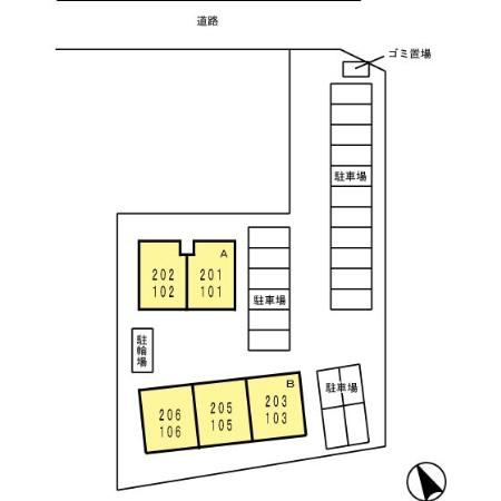 Ｈills３０６（ヒルズサンビャクロク）【キャッシュバック対象】の区画図
