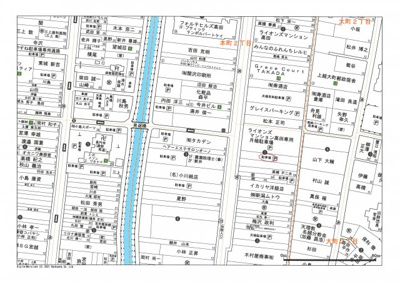 【地図】 | 本町2丁目貸駐車場