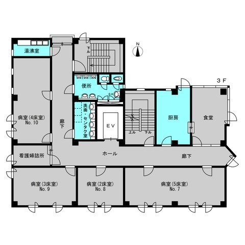 診療所の間取り