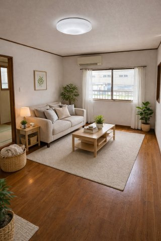 エストリジェールⅡの居間・リビング|※写真はイメージです。家具・小物等は実際には付帯しません。