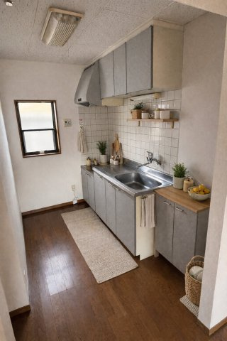 エストリジェールⅡのキッチン|※写真はイメージです。家具・小物等は実際には付帯しません。