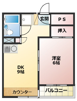 ヴィラナリー太田　2号棟の間取り