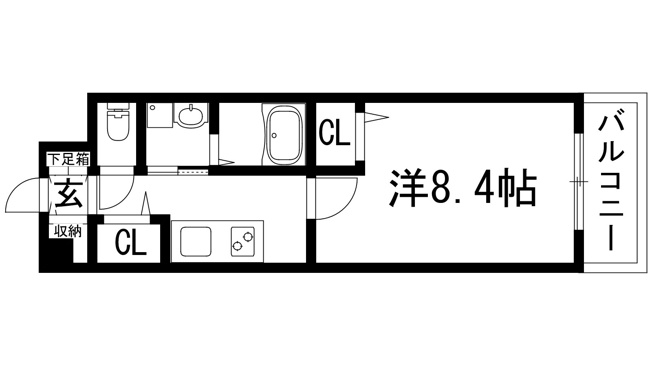 【間取り】 | ボナール逆瀬川