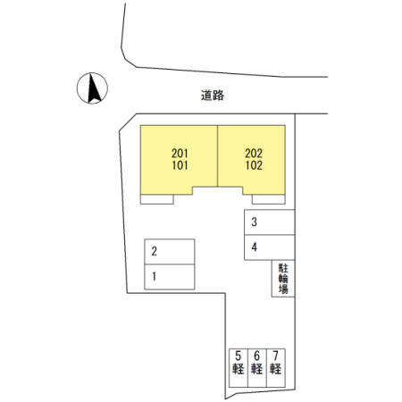 BIO House Ⅱの区画図