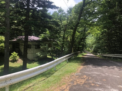 【前面道路含む現地写真】 | 佐久高原荒船別荘地Ｃ－３１