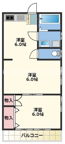 徳留アパートの間取り