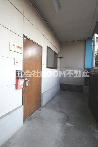 徳留アパートの玄関|玄関です