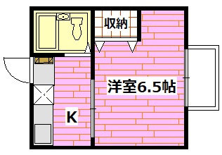 グランドール高田Aの間取り