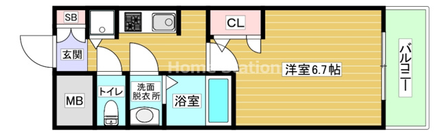 【間取り】 | アクアプレイス福島EYE