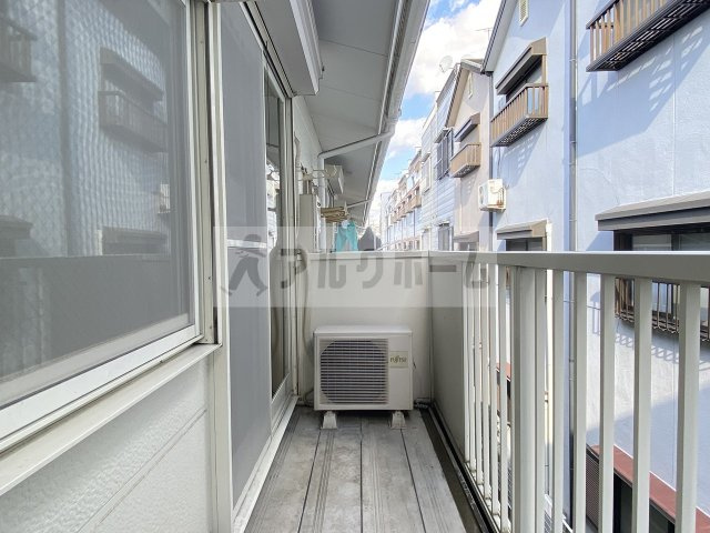 高安グリーンハイツのバルコニー