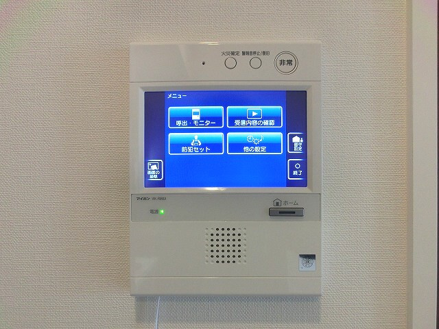 ParkAxis上野三丁目のセキュリティ|モニター付インターホンセキュリティです