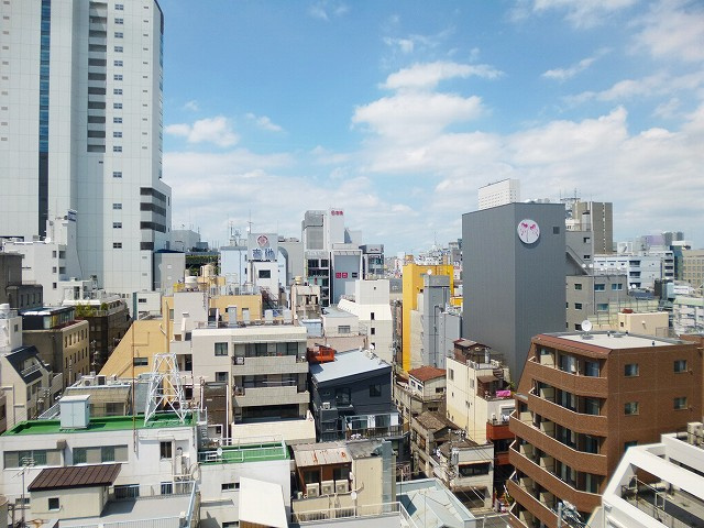 ParkAxis上野三丁目の設備|目の前建物なく明るく眺望良好です