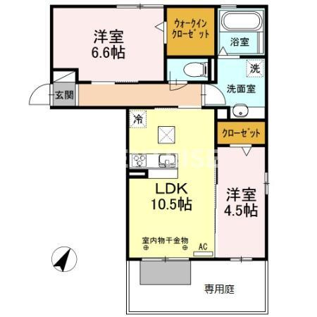 アンダー フォレスト Ⅳの間取り